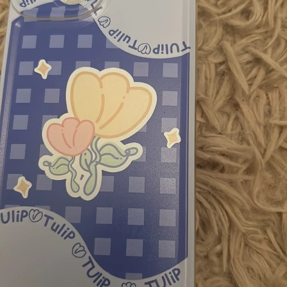 Blue Tulip IPhone 14 Case